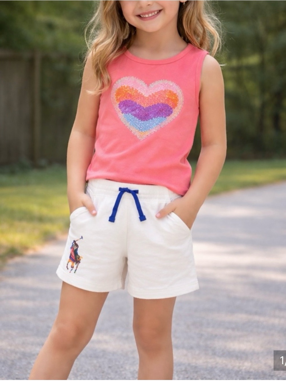 NWOT Ralph Lauren Girls Shorts with pockets. Size 6.